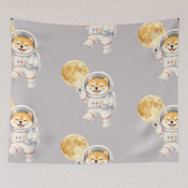 Item preview, Astronaut Shiba Inu  | Cute Space Dog Moon designed and sold by QuicksandCase.