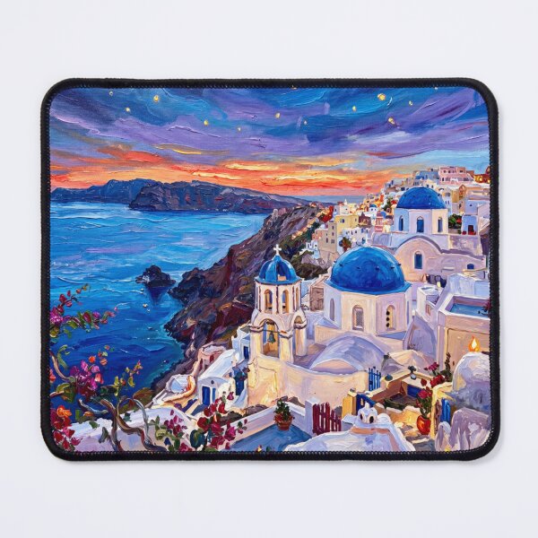 Item preview, BLUE EVENING IN SANTORINI — VINNY McGOGH designed and sold by FAFCouture.