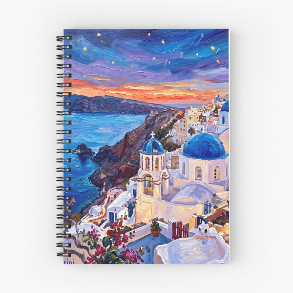 Artikelvorschau, BLAUER ABEND IN SANTORINI — VINNY McGOGH entworfen und verkauft von FAFCouture.
