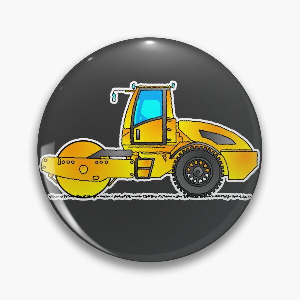 Item preview, Road Roller Compactor Hand Drawn Illustration designed and sold by themagiccrayons.