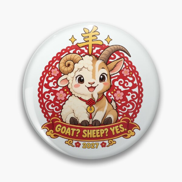 Item preview, Year of the Goat or Sheep 2027 – Funny Lunar New Year Zodiac Yang designed and sold by Fanverse Merchandise.