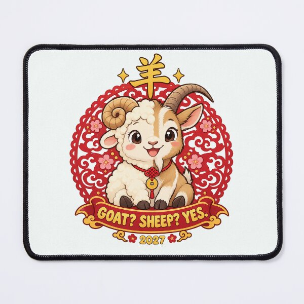 Item preview, Year of the Goat or Sheep 2027 – Funny Lunar New Year Zodiac Yang designed and sold by Fanverse Merchandise.