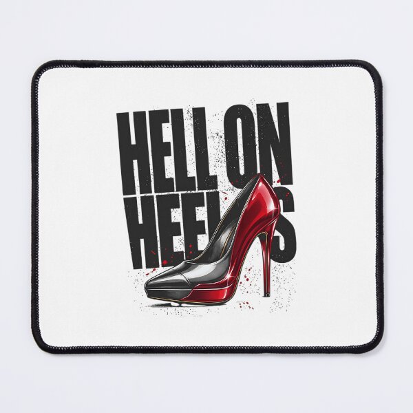 Item preview, Hell On Heels Red Shiny Stiletto Design designed and sold by emphinclub.