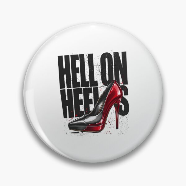 Item preview, Hell On Heels Red Shiny Stiletto Design designed and sold by emphinclub.