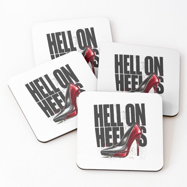 Item preview, Diseño de tacón de aguja rojo brillante Hell On Heels designed and sold by emphinclub.