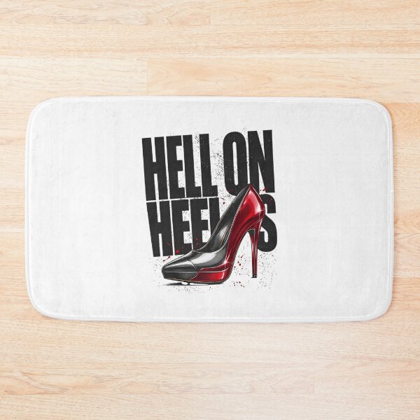 Item preview, Hell On Heels Red Shiny Stiletto Design designed and sold by emphinclub.
