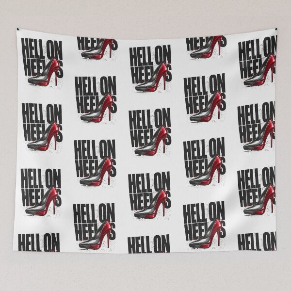 Item preview, Hell On Heels Red Shiny Stiletto Design designed and sold by emphinclub.