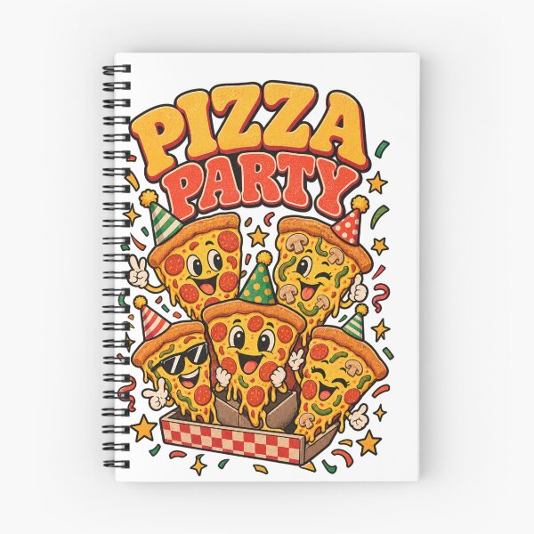 Item preview, Pizza Party – Cute Retro Pizza Friends Food Lover Party T-Shirt designed and sold by EssentialsWear.