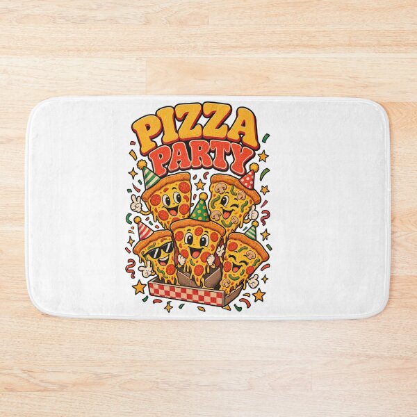 Item preview, Pizza Party – Cute Retro Pizza Friends Food Lover Party T-Shirt designed and sold by EssentialsWear.