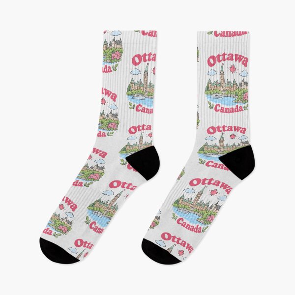 Item preview, Ottawa Canada Cute Pink Kawaii City designed and sold by HowToCanadian.