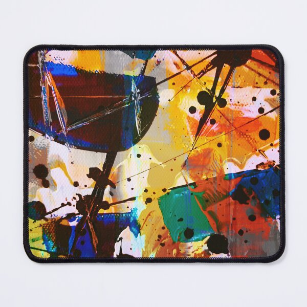 Item preview, Vibrant abstract expressionist paint splatter art designed and sold by BestiesB.