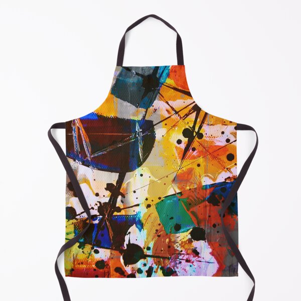 Item preview, Vibrant abstract expressionist paint splatter art designed and sold by BestiesB.