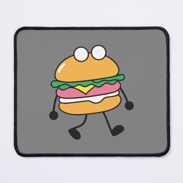 Item preview, Cute Cheeseburger Character With Big Eyes and Legs designed and sold by zan-mf.