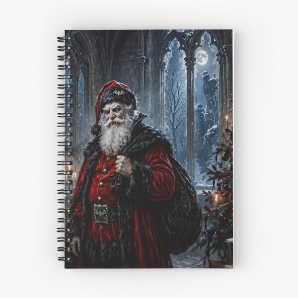Item preview, Gothic Vampire Santa in a Haunted Winter Castle designed and sold by cr6zym1nd.