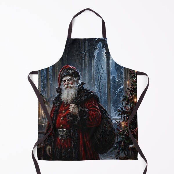 Item preview, Gothic Vampire Santa in a Haunted Winter Castle designed and sold by cr6zym1nd.