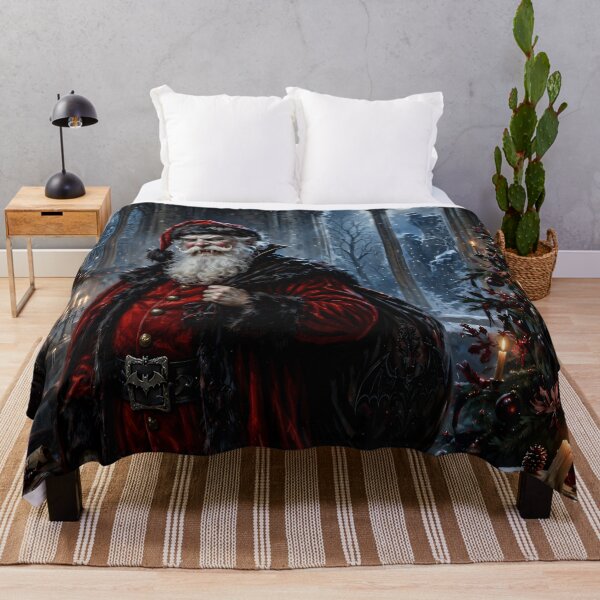 Item preview, Gothic Vampire Santa in a Haunted Winter Castle designed and sold by cr6zym1nd.