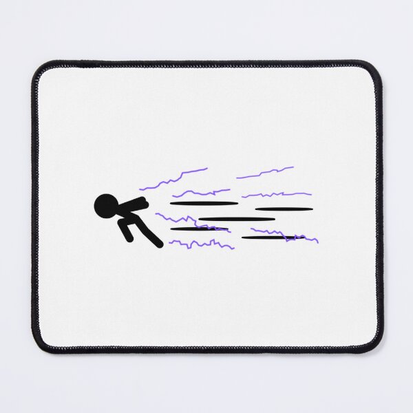 Item preview, Stickman Running Superspeed Stickfigure designed and sold by sandores.