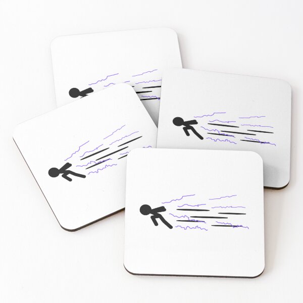 Item preview, Stickman Running Superspeed Stickfigure designed and sold by sandores.