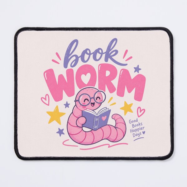 Item preview, Cute Book Worm, Read More Books, Book Lover Reading Humor, Cozy Bookish Aesthetic, Librarian and Reading Teacher Gift designed and sold by Quiajia.