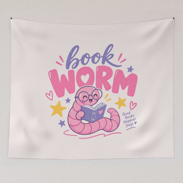 Item preview, Cute Book Worm, Read More Books, Book Lover Reading Humor, Cozy Bookish Aesthetic, Librarian and Reading Teacher Gift designed and sold by Quiajia.
