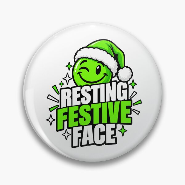 Artikelvorschau, Resting Festive Face Christmas Smiley entworfen und verkauft von CoolContent Factory.