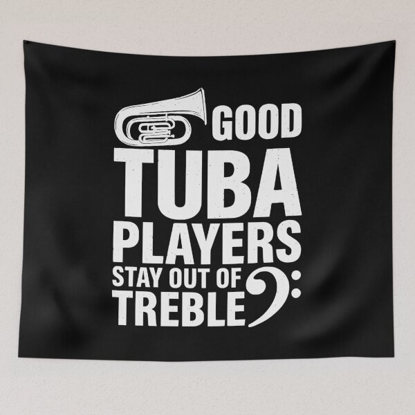 Item preview, funny tuba quotes designed and sold by Amareajaosa.