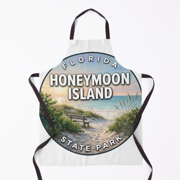 Item preview, Honeymoon Island State Park Florida Pastel Sunrise Round Badge Sticker designed and sold by DetourDgn.