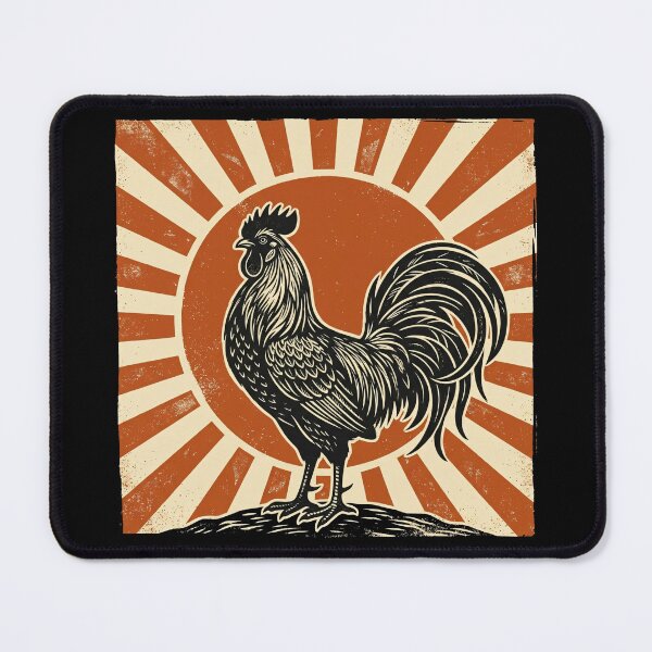 Item preview, Vintage Sun Rooster designed and sold by Funny Vintage Stickers And T-Shirts.