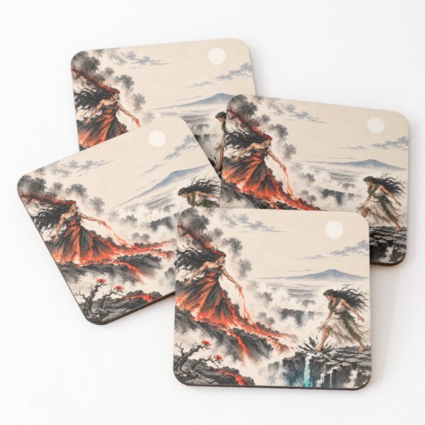 Item preview, Battle of Pele and Hi'iaka designed and sold by SomethingNiceHI.