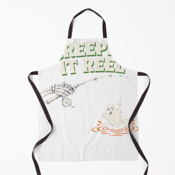 Item preview, Creepin' It Reel Fishing Halloween Angler Gift designed and sold by HappyVibration.