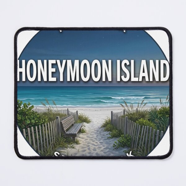 Item preview, Honeymoon Island State Park Florida Blue Hour Round Badge Sticker designed and sold by DetourDgn.