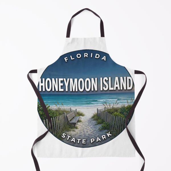 Item preview, Honeymoon Island State Park Florida Blue Hour Round Badge Sticker designed and sold by DetourDgn.