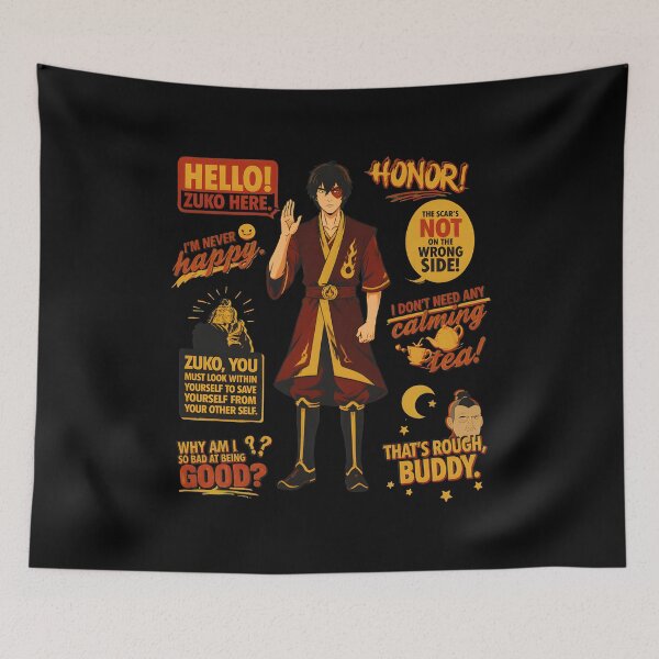 Item preview, Zukoss Characters Quotes & Iconographies Collages designed and sold by TheTouchArt.