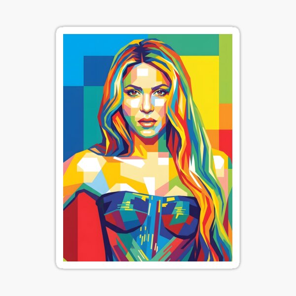 Artikelvorschau, Shakira Pop-Art entworfen und verkauft von Zamziri.
