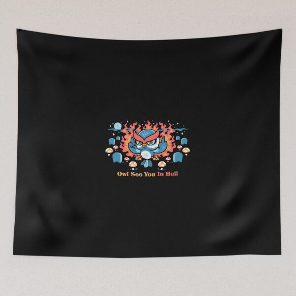 Item preview, Owl See You In Hell Angry Cemetery Fire designed and sold by AdnMenouar12.