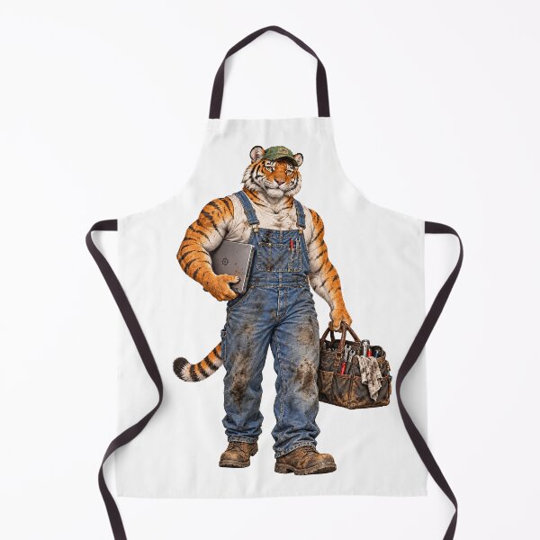 Item preview, Modern Day Tiger Mechanic designed and sold by nikkolaus.
