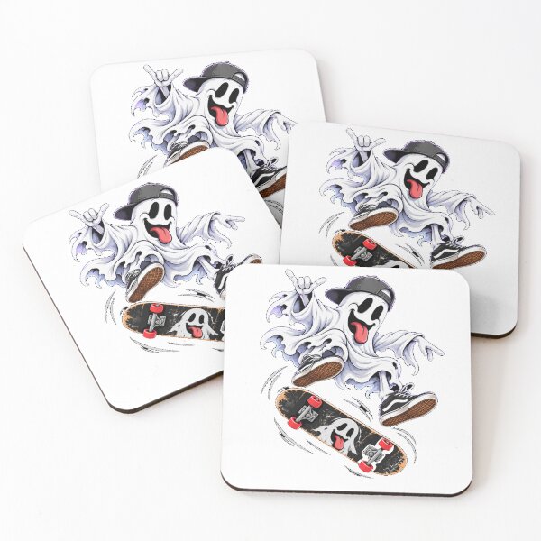 Item preview, Skateboarding Ghost Halloween  designed and sold by TheEndDesign.