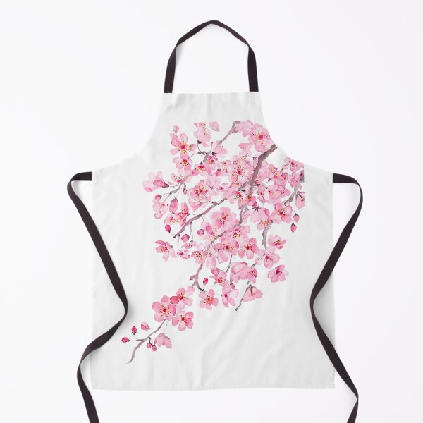 Item preview, Acuarela de flor de cerezo rosa pintada a mano 2020 designed and sold by nadineadrianas.