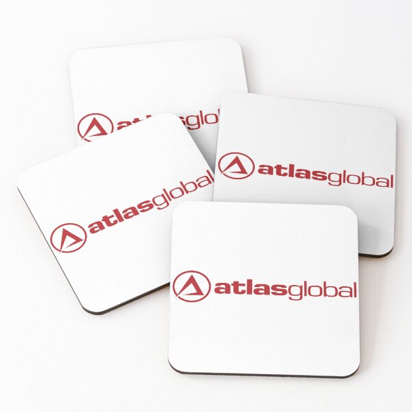 Item preview, Atlas Global Airlines Logo Red Elliptical Emblem Aviation Brand Identity designed and sold by Clothingst.
