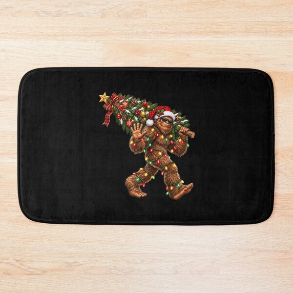 Item preview, Bigfoot Christmas Tree Santa Lights Funny Christmas designed and sold by StanaLuis.