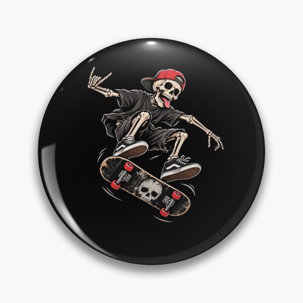 Item preview, Skateboarding Skeleton Halloween  designed and sold by TheEndDesign.