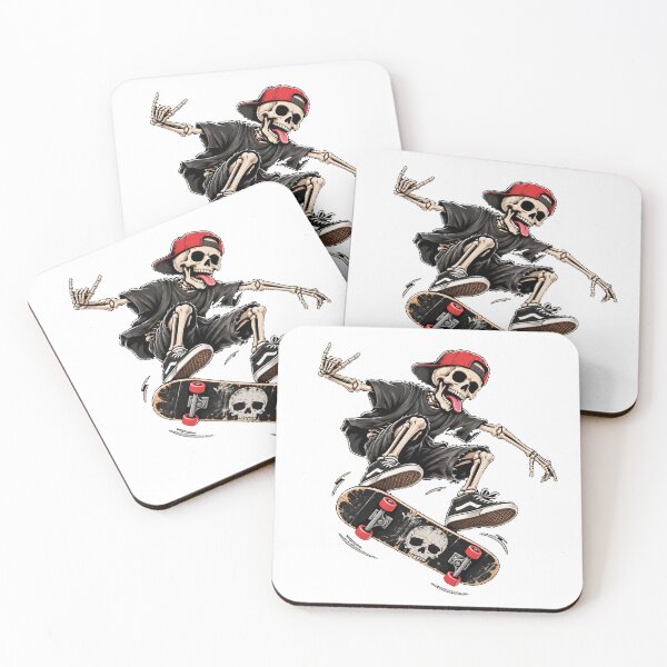 Item preview, Skateboarding Skeleton Halloween  designed and sold by TheEndDesign.