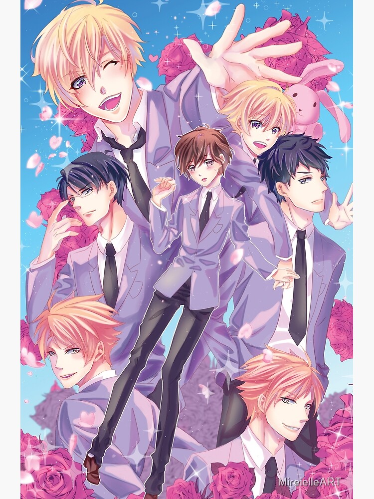 "Ouran High School Host Club Poster" Poster by MireielleART | Redbubble