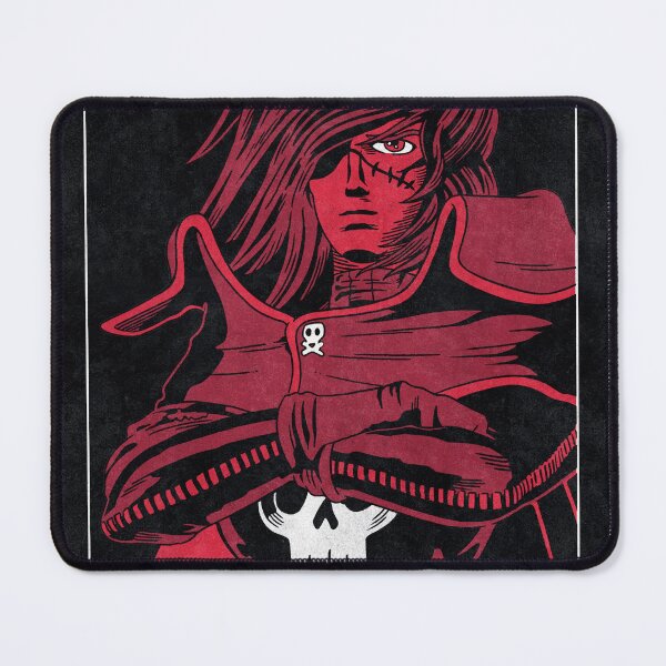 Item preview, CAPTAIN HARLOCK - Space Pirate Captain Harlock (Bichrome) designed and sold by FamousWeirdosRB.