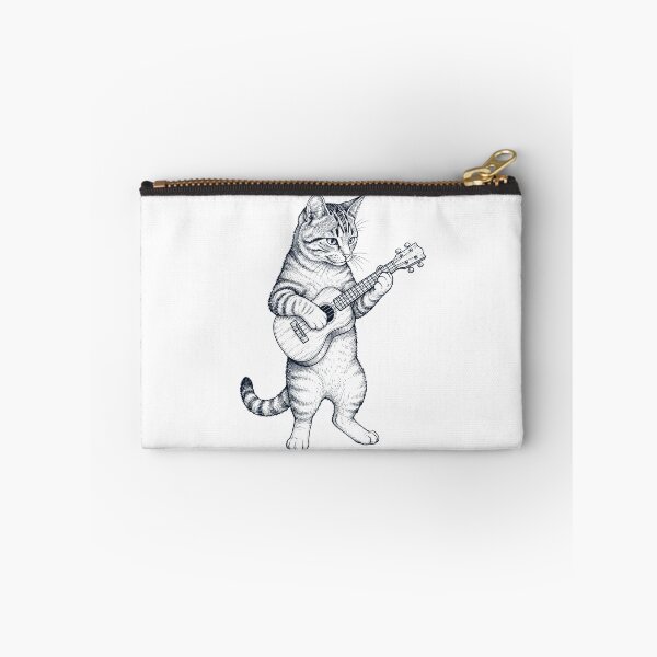Item preview, Cat Playing Ukulele Player Kitten Music Lover designed and sold by dian-rody-crest.