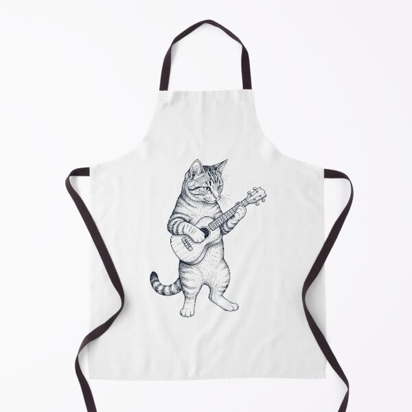 Item preview, Cat Playing Ukulele Player Kitten Music Lover designed and sold by dian-rody-crest.