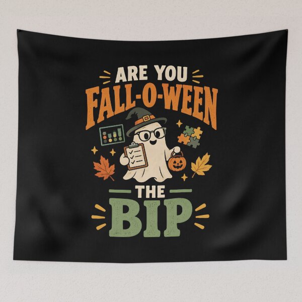Item preview, Are You Fall-O-Ween The BIP? Funny ABA Therapist Halloween Ghost designed and sold by ZyziowskyArt.