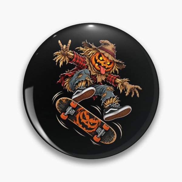 Item preview, Skateboarding Scarecrow  Halloween  designed and sold by TheEndDesign.