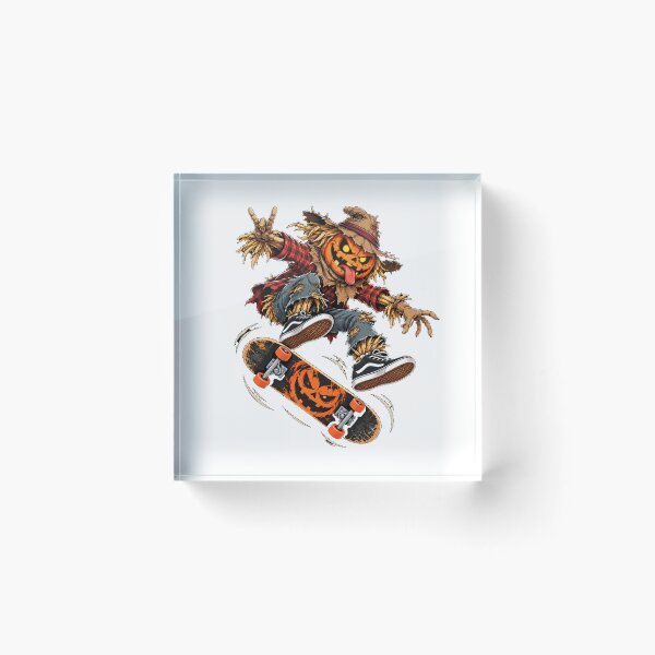 Item preview, Skateboarding Scarecrow  Halloween  designed and sold by TheEndDesign.