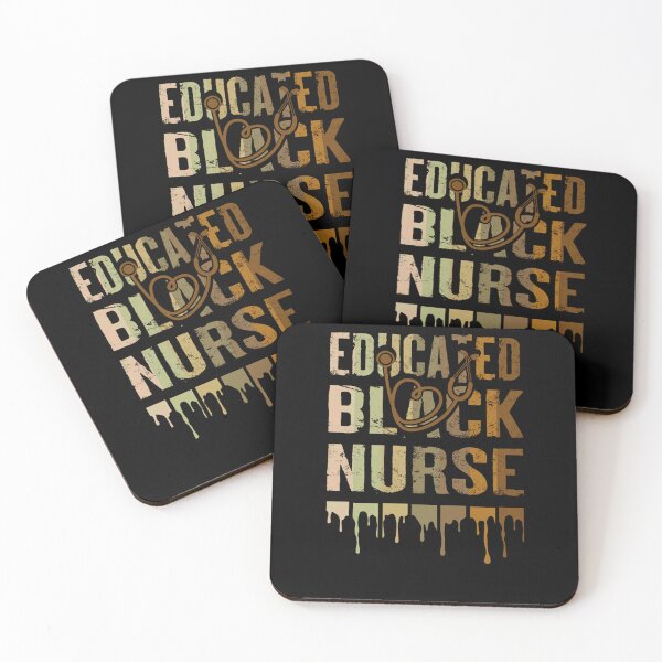Item preview, Educated Black Nurse Melanin Stethoscope Art designed and sold by AmanyTifour12.